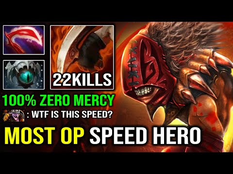 THE FLASH Speed Bloodseeker is Still an Overpower Carry | 100% Zero Mercy Deleted Everyone Dota 2