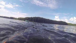 preview picture of video 'Подводная охота на озере Валдай'