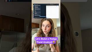 Hedge Fund Analyst AI Agent!👩‍💼 #blinkpartner