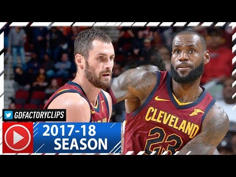 LeBron James & Kevin Love Full Highlights vs Pelicans (2017.10.28) - 44 Pts, 16 Reb