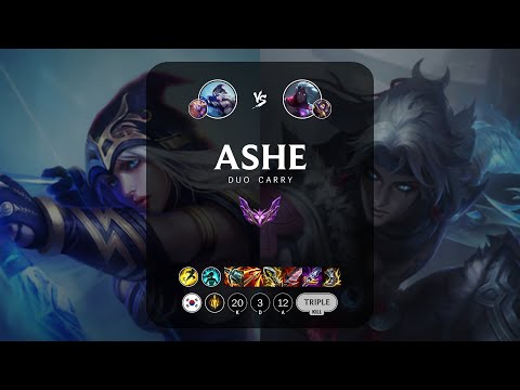 Ashe ADC vs Varus - KR Master Patch 13.13