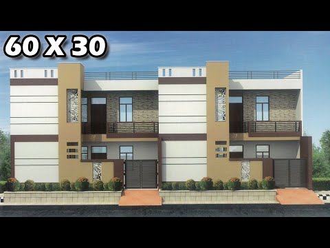 30 X 64 House Plan 2Bhk With Parking Ground First Floor 30 X 64 घर का नक्शा 1920sq ft
