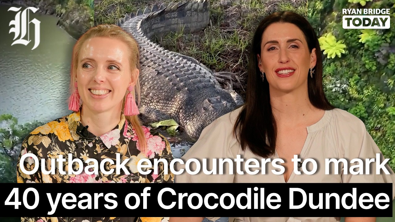 Outback encounters to mark 40 years of Crocodile Dundee | Ryan Bridge TODAY