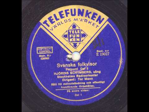 Hjördis Schymberg-Stockholms Radioorkester - Svenska folkvisor Del 2