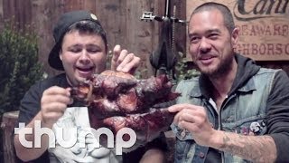 Bare and Tittsworth Eat a Pig's Head - BFFs - Episode 2