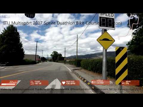 Itu Multisport Festival - Penticton 2017 - Sprint Duathlon Course