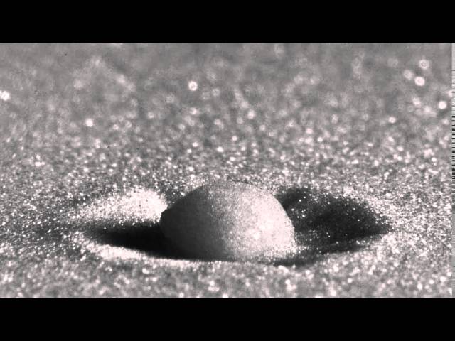 Raindrops On Sand Slow Mo The Awesomer