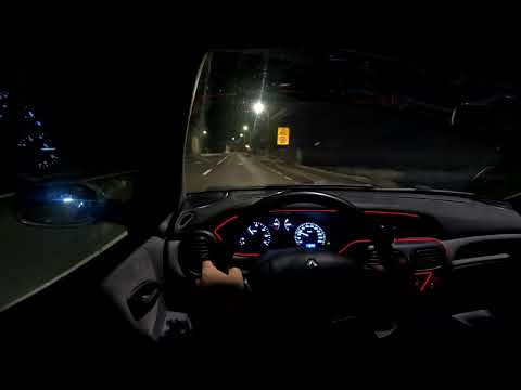 NO ADS - 3 hours Night Driving Sound and Relaxing Music - SLEEP and DEEP REST - White Noise