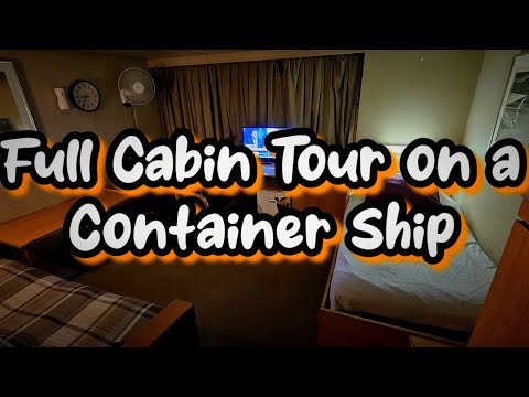 Tour my Cabin on a Container Ship