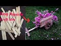 Popsicle Bullock Cart Making Ice Cream Stick Crafts Diy