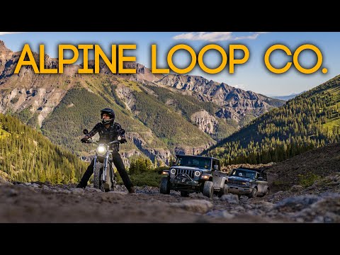 ALPINE LOOP COLORADO - Travel Documentary - On Electric Motorcycle