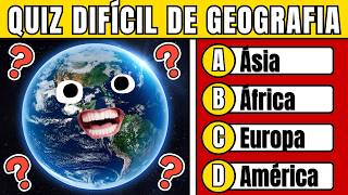 As Perguntas Mais Difíceis de Geografia | Quiz de Geografia Mundial 🌍 – 140 Perguntas