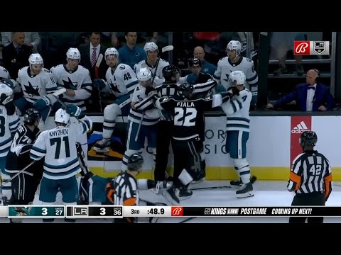 Sharks and Kings Preseason scrum