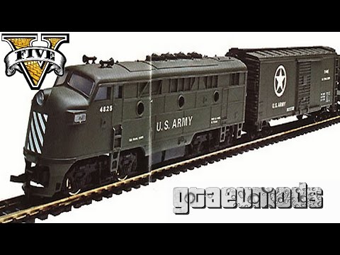 GTA 5 US Army military Train mod GTA 5 mods FiveReborn