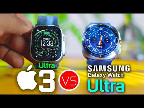 Apple Watch Ultra 3 vs Samsung Galaxy Watch Ultra-  Hands-On Comparison