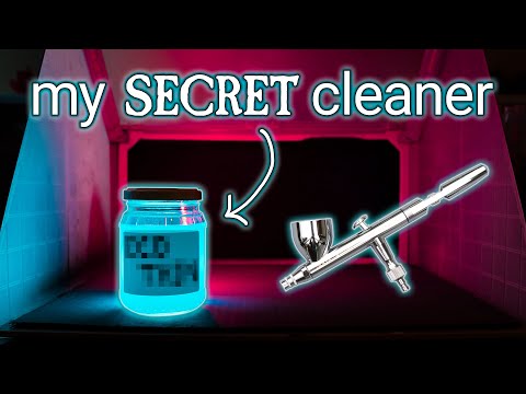 the RIGHT way to clean your airbrush after Lacquer Paints (Warhammer, 40k, D&D)