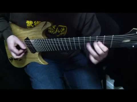 Haken guitar recording (Fanned 8 string & Axe FX Ultra)