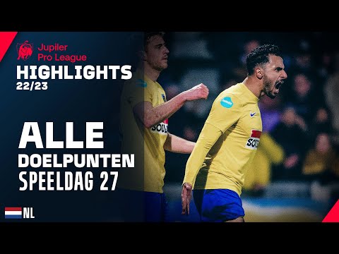 ALLE DOELPUNTEN ⚽🔥 Jupiler Pro League Highlights GD27