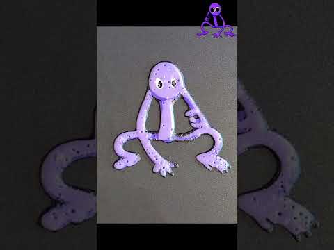 Roblox Rainbow Friends Pancake Art - purple #shorts