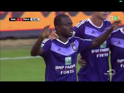 Goal Frank Acheampong Mouscron-Peruwelz 1-1 Anderlecht