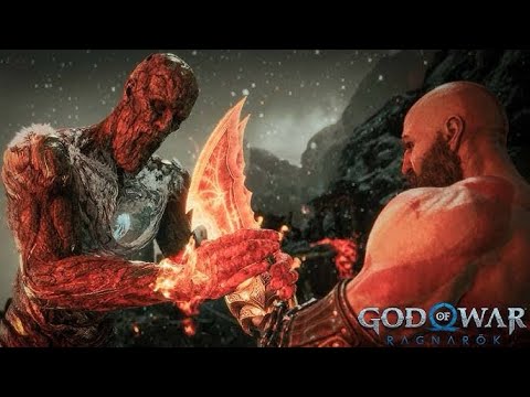 Kratos meets surtr scene 4K To start Ragnarok #ragnarok #godofwar #youtubeshorts