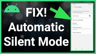 FIX! Android Phone Automatically On Silent Mode