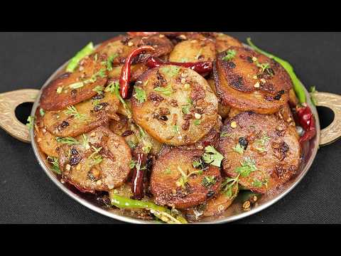 Authentic Sindhi Aloo Katli - Crispy Aloo Katli Recipe | Sindhi Fried Potatoes