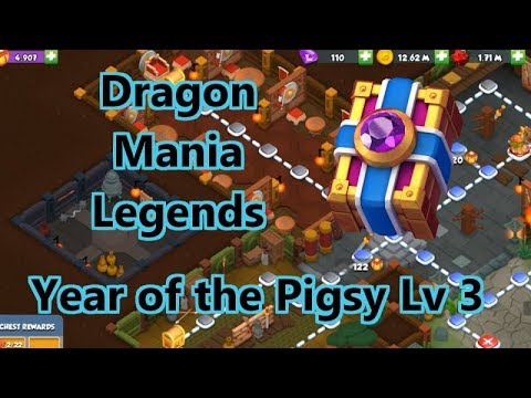 Dragon Mania Legends (PC) - Year of the Pigsy Level 3 Completed!