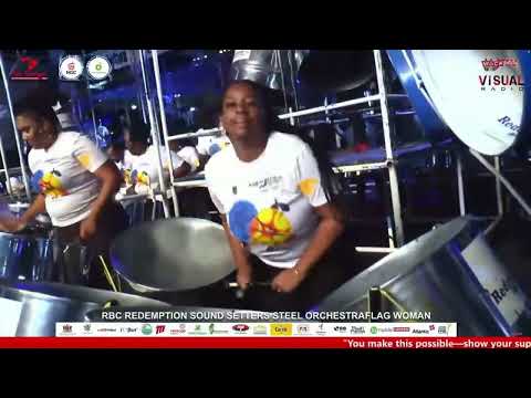 2025 PANORAMA LARGE BANDS SEMIS - REDEMPTION SOUND SETTERS-Flag Woman