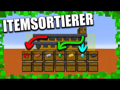 Minecraft: Vollautomatischer Item Sortierer