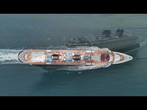 Thumbnail for Disney Wonder Sailing in Port Phillip Bay.