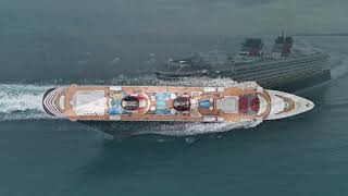 Disney Wonder Sailing in Port Phillip Bay.