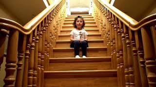 Halfway Down The Stairs by Emma Sophia (Age 3)