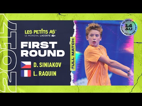 Les Petits As 2017 | Boys 1st Round | Daniel Siniakov vs. Léo Raquin