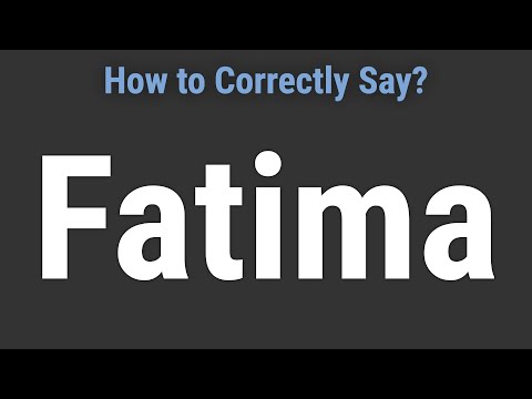 How to Pronounce Name Fatima (Correctly!)