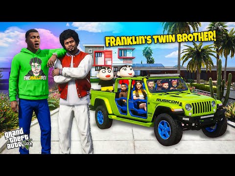 Franklin’s Twin Brother TRANKLIN Arrives! 😱 New House Turns Into Thieves’ Hideout | GTA 5 Malayalam