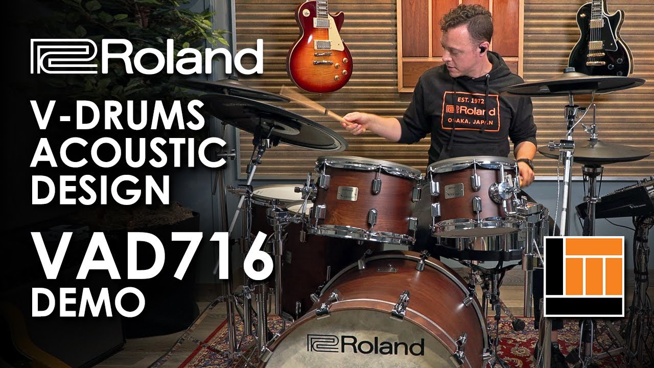 opens link to The AWESOME new Roland VAD716 V-Drums Kit