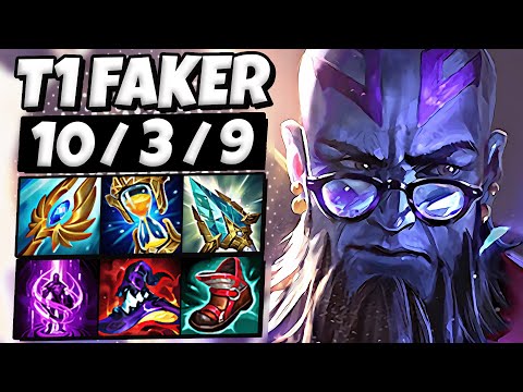 T1 Faker Ryze MID vs K'Sante - Patch 13.1 Ranked Korea ✅