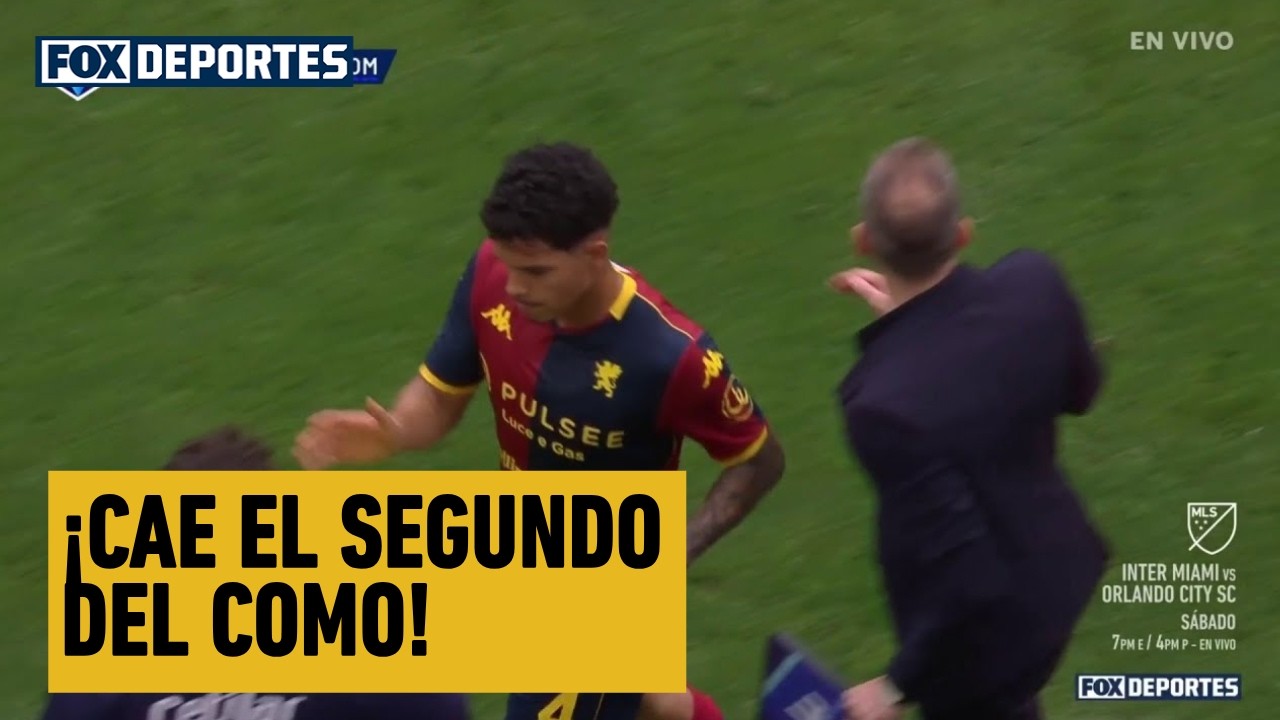 🎯 ¡CAE EL SEGUNDO DEL COMO! | Genoa 0-2 Como | Serie A | #FOXDEPORTES #SerieAenFOX