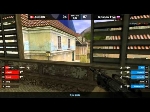 CS 1.6 FCL 2012 - MoscowFive vs. Anexis @ inferno