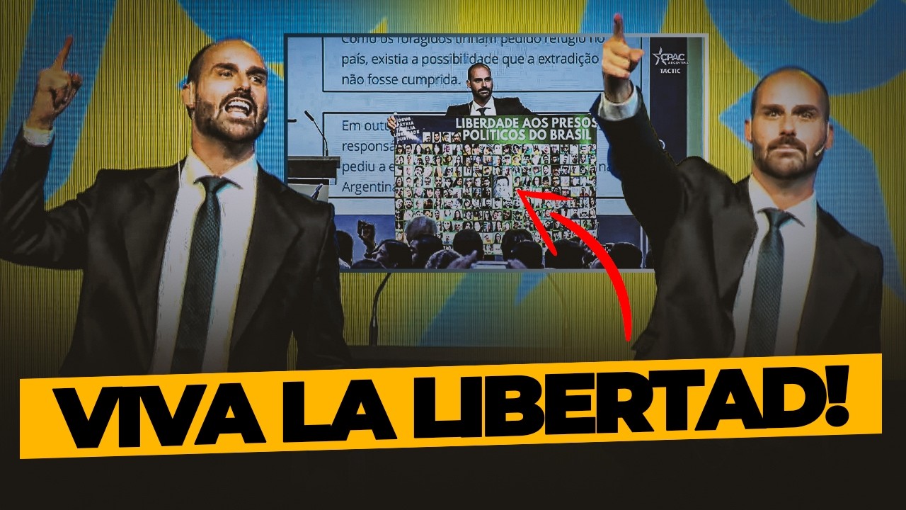 Discurso Eduardo Bolsonaro no CPAC Argentina 2024 - legendado em português