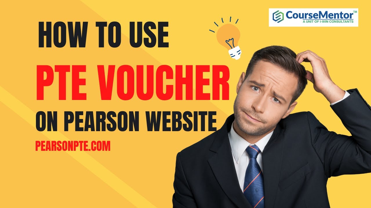 A step-by-step guide to using your PTE Voucher code after purchasing it from CourseMentor.com