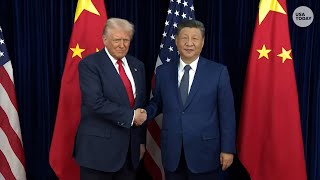 President Trump and Chinese President Xi meet in Korea