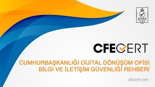 Cumhurbaşkanlığı Dijital Dönüşüm Ofisi Bilgi ve İletişim Güvenliği Rehberi