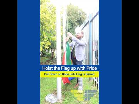 How to Hoist a Flag in 2 Minutes | National Flag
