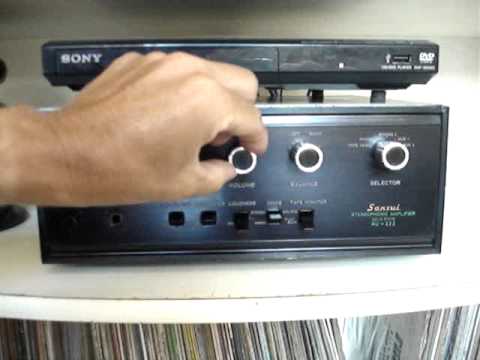 Sansui AU-222 Amplificador Estéreo 70's ( Vídeo DEMO )