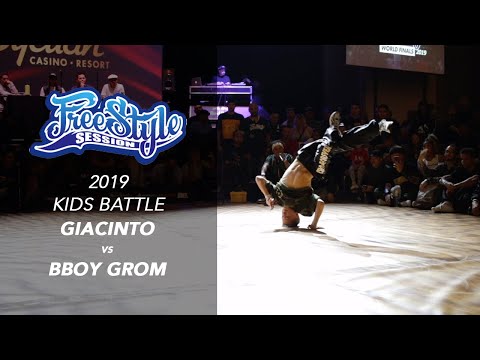 Giacinto vs Bboy Grom Freestyle Session 2019 Kids Battle
