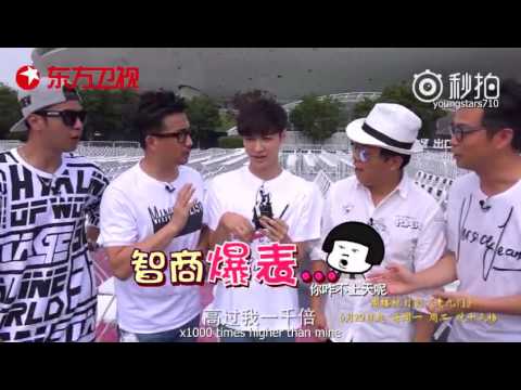 [ENGSUB] 160604 Go Fighting Bros support Yixing's "The Mystic Nine"~!