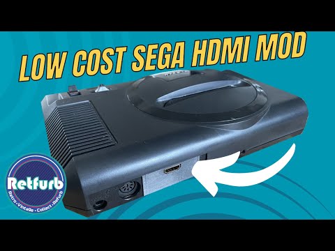 Budget Sega Genesis / Mega Drive HDMI Mod - HOW-TO . Retfurb Retro Gaming