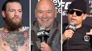 Dana White SHOOTS DOWN Conor McGregor vs Nate Diaz